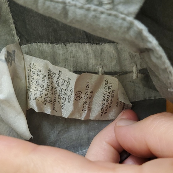 🤩New with tags Vintage Da-nang button up blouse size xs - Picture 9 of 9